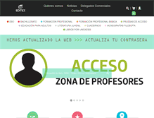 Tablet Screenshot of editex.es